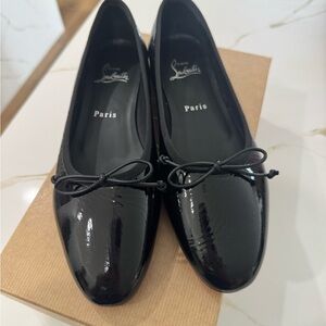Christian Louboutin Sweetie Jane patent leather ballet flats